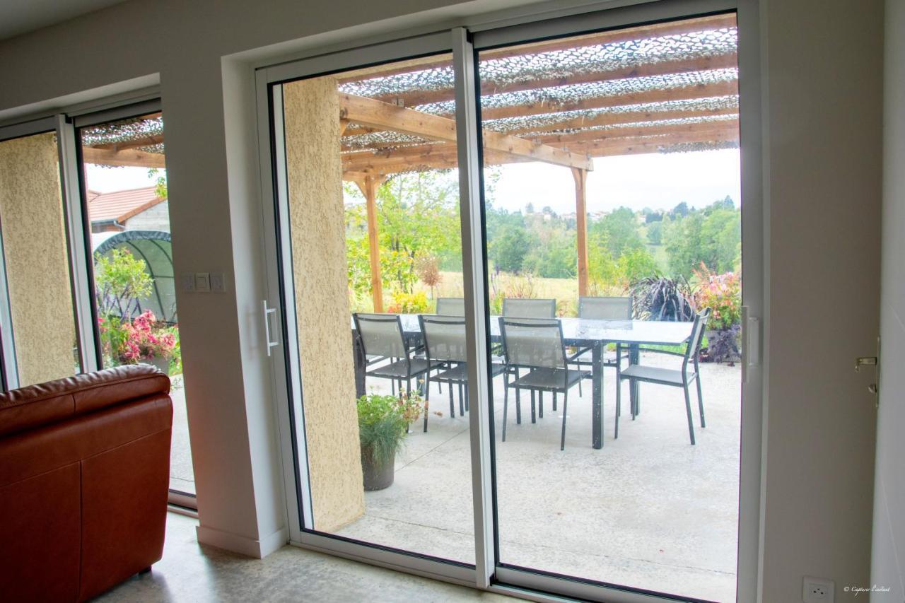 Villa Elegante A Panissieres Avec Piscine Privee Exterior foto
